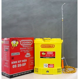 Máy phun thuốc trừ sâu, côn trùng, BÌnh xịt điện Oshima OS20-SP Bơm đơn Ắc qui 12V12AH